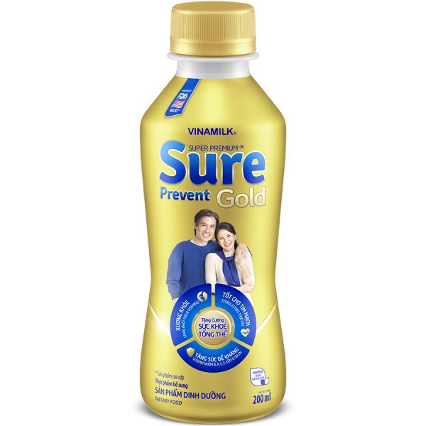 SỮA VINAMILK SURE PREVENT GOLD LỐC 6*200ML (THÙNG)
