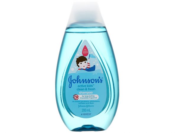 DẦU GỘI JOHNSON'S NĂNG ĐỘNG XANH 200ML