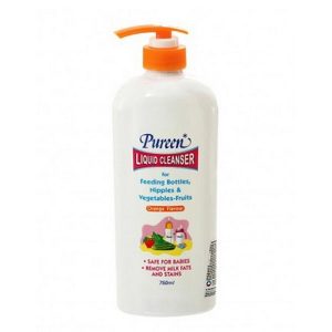 NƯỚC RỬA BÌNH SỮA PUREEN ORANGE FLAVOUR 750ML