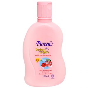 SỮA TẮM GỘI PUREEN HƯƠNG ĐÀO VÀ CHERRY 250ML