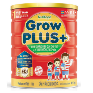 SỮA NUTIFOOD GROW PLUS + ĐỎ 1,5KG (trên 1 tuổi)