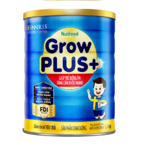SỮA NUTIFOOD GROW PLUS + XANH 1,5KG (trên 1 tuổi)