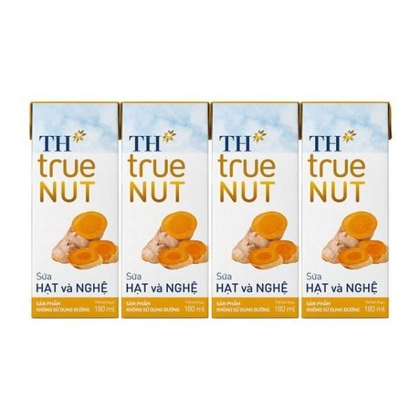 SỮA TH TRUE MILK SỮA HẠT VÀ NGHỆ 180MLX4 (THÙNG 12 LỐC) - Hình ảnh 2