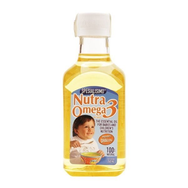 DẦU CÁ HỒI ĐẶC CHẾ DÀNH CHO TRẺ TỪ 7 THÁNG TUỔI CUNG CẤP DHA & EPA-NUTRA OMEGA3