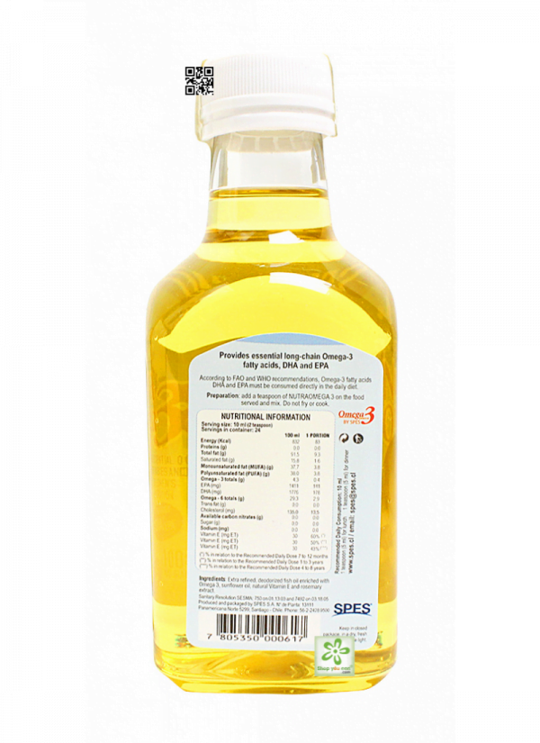 DẦU CÁ HỒI ĐẶC CHẾ DÀNH CHO TRẺ TỪ 7 THÁNG TUỔI CUNG CẤP DHA & EPA-NUTRA OMEGA3 - Hình ảnh 2