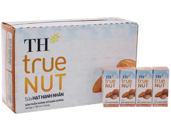 SỮA TH TRUE MILK SỮA HẠT HẠNH NHÂN 180MLX4 (THÙNG 12 LỐC)