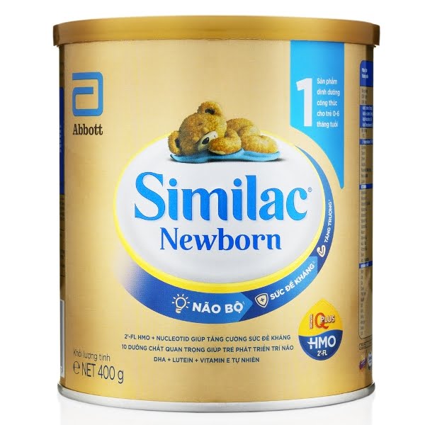 SỮA SIMILAC NEWBORN IQ HMO 1 400g (0-6 tháng)