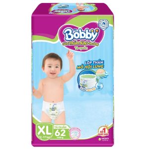BOBBY Tã Quần XL 62 miếng (12-17)Kg