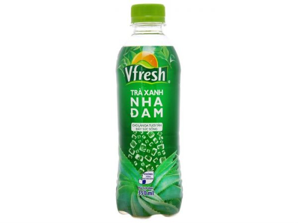 NƯỚC TRÀ XANH NHA ĐAM VFRESH 350ML