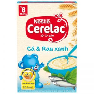 BỘT ĂN DẶM NESTLE CÁ VÀ RAU XANH 200GR
