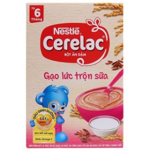 BỘT ĂN DẶM NESTLE GẠO LỨC TRỘN SỮA 200GR