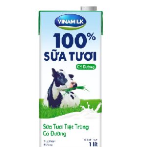 SỮA VINAMILK TUYỆT TRÙNG CÓ ĐƯỜNG 1L