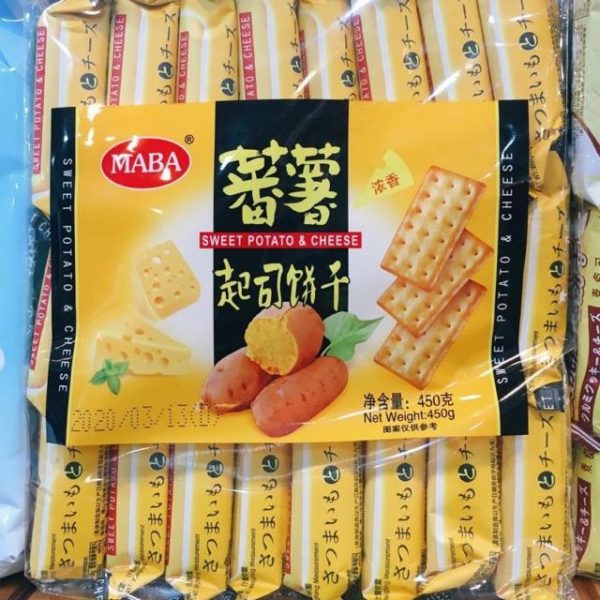 BÁNH QUY KHOAI LANG MABA 450GR