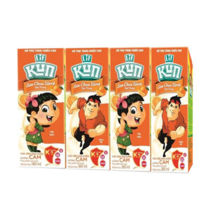 SỮA CHUA UỐNG KUN HƯƠNG CAM 110ML X 4 HỘP