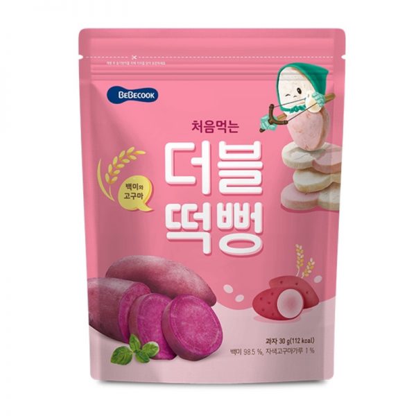 BÁNH ĂN DẶM VỊ KHOAI LANG TÍM CHO BÉ TỪ 6 THÁNG TRỞ LÊN - HÀN QUỐC