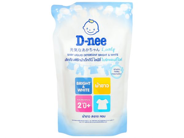 NƯỚC GIẶT CHO BÉ D-NEE TRẮNG TÚI 600ML LIVELY
