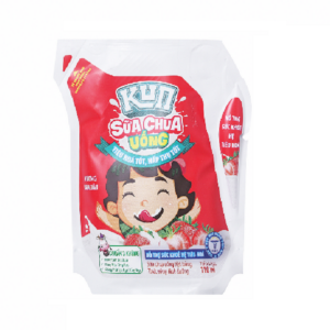 SỮA CHUA UỐNG KUN HƯƠNG KEM DÂU 110ML