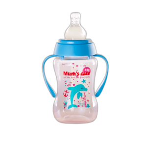 BÌNH SỮA CỔ THƯỜNG, NÚM TI SILICON MUM'S CARE 150ML