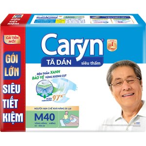 CARYN Tã Dán Siêu Thấm M 40 miếng (61-106)Cm