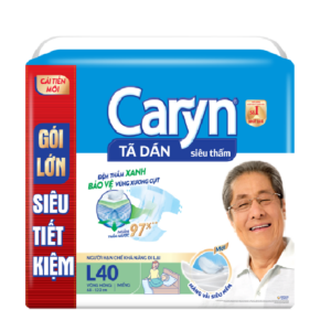 CARYN Tã Dán Siêu Thấm L 40 miếng (68-122)Cm