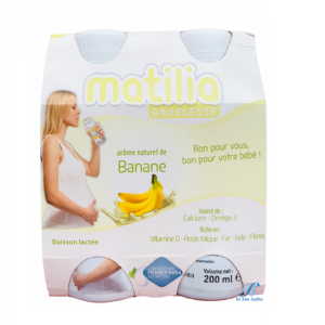 SỮA BẦU MATILIA PHÁP VỊ CHUỐI 200MLX4