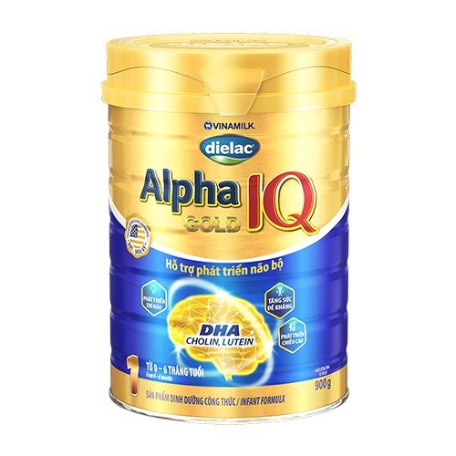 SỮA BỘT VINAMILK DIELAC ALPHA IQ GOLD 1 900GR