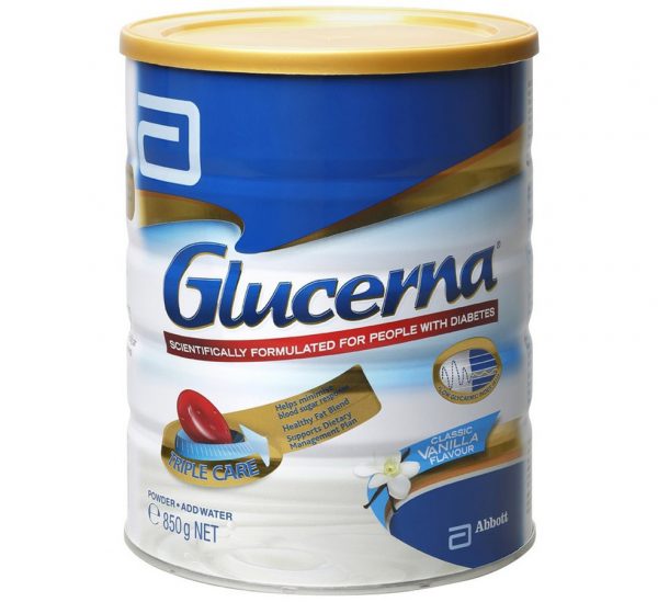 SỮA GLUCERNA 850G - ÚC  Cho Người Tiểu Đường