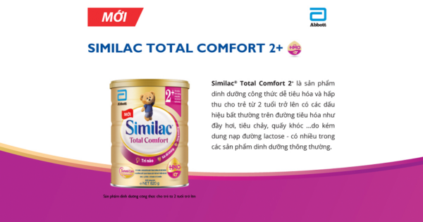 SỮA SIMILAC TOTAL COMFORT 2+ 820g (trên 2 tuổi) - Hình ảnh 2