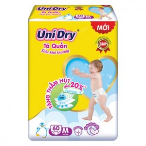 UNIDRY Tã Quần M 60 miếng (6-11)Kg