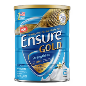 SỮA BỘT ENSURE GOLD (VANILLA ÍT NGỌT) 850G