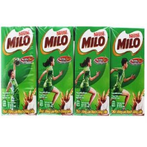 SỮA NƯỚC MILO CÓ ĐƯỜNG 115MLX4