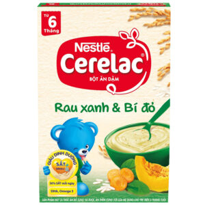BỘT ĂN DẶM NESTLE RAU XANH VÀ BÍ ĐỎ 200GR