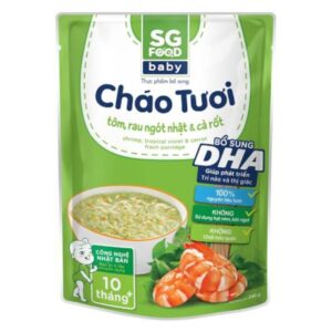 Sài Gòn Food Cháo Vị Thịt Tôm Rau Ngót & Cà Rốt 240g
