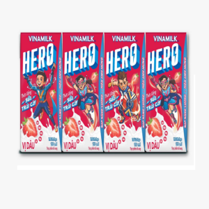 SỮA VINAMILK STC HERO HƯƠNG DÂU 110ML X 4 HỘP