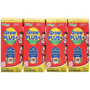 SỮA NUTIFOOD GROW PLUS + ĐỎ 110ML X 4 HỘP