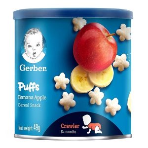 BÁNH ĂN DẶM GERBER CHUỐI TÁO 49G