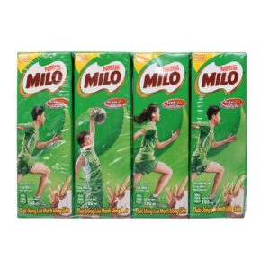 SỮA NƯỚC MILO CÓ ĐƯỜNG 180MLX4