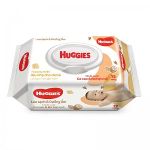 HUGGIES Khăn Ướt Dưỡng Ẩm - 72 miếng