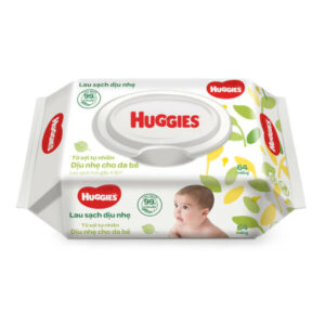HUGGIES Khăn Uớt Dịu Nhẹ - 64 miếng