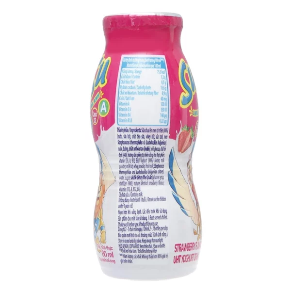 SỮA VINAMILK SUSU HƯƠNG DÂU 80ML x 6 CHAI - Hình ảnh 2