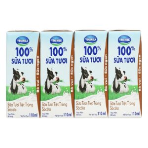 SỮA VINAMILK HƯƠNG SOCOLA 110ML X 4 HỘP