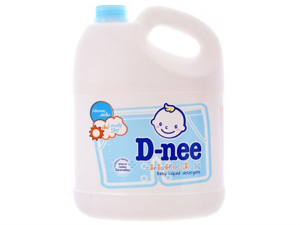 NƯỚC GIẶT CHO BÉ D-NEE LOVELY SKY XANH THƠM LÂU CAN 3 LÍT