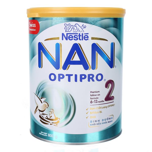 SỮA BỘT NAN OPTIPRO  2 800G TS - Hình ảnh 2