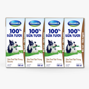 SỮA VINAMILK HƯƠNG SOCOLA 180mlx4 HỘP