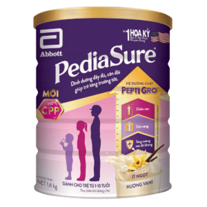 SỮA BỘT ABBOTT PEDIASURE ÍT NGỌT 1,6KG (1-10 tuổi)
