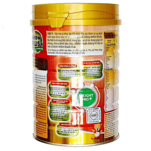 SỮA NUTIFOOD GROW PLUS + ĐỎ 780G (0-12 tháng) - Hình ảnh 2