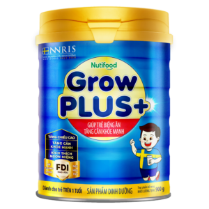 SỮA NUTIFOOD GROW PLUS + XANH 900G (trên 1 tuổi)