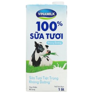 SỮA VINAMILK TUYỆT TRÙNG KHÔNG ĐƯỜNG 1L