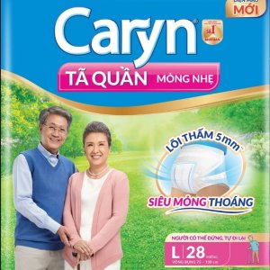TÃ QUẦN CARYN MỎNG NHẸ CHỐNG TRÀN SIZE L - ( 28 MIẾNG)