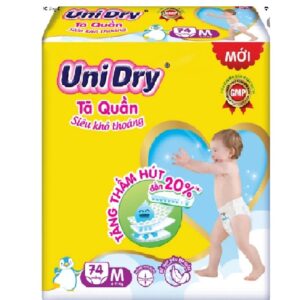 UNIDRY Tã Quần M 74 miếng (6-11)Kg